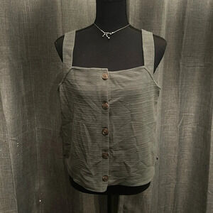 Green J. Crew Tank Top